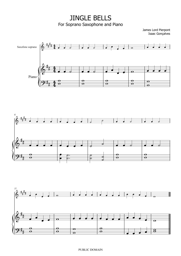 Jingle Bells (arr. Isaac Gonçalves)