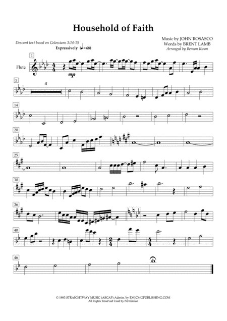 Household Of Faith (arr. Benson Kwan)