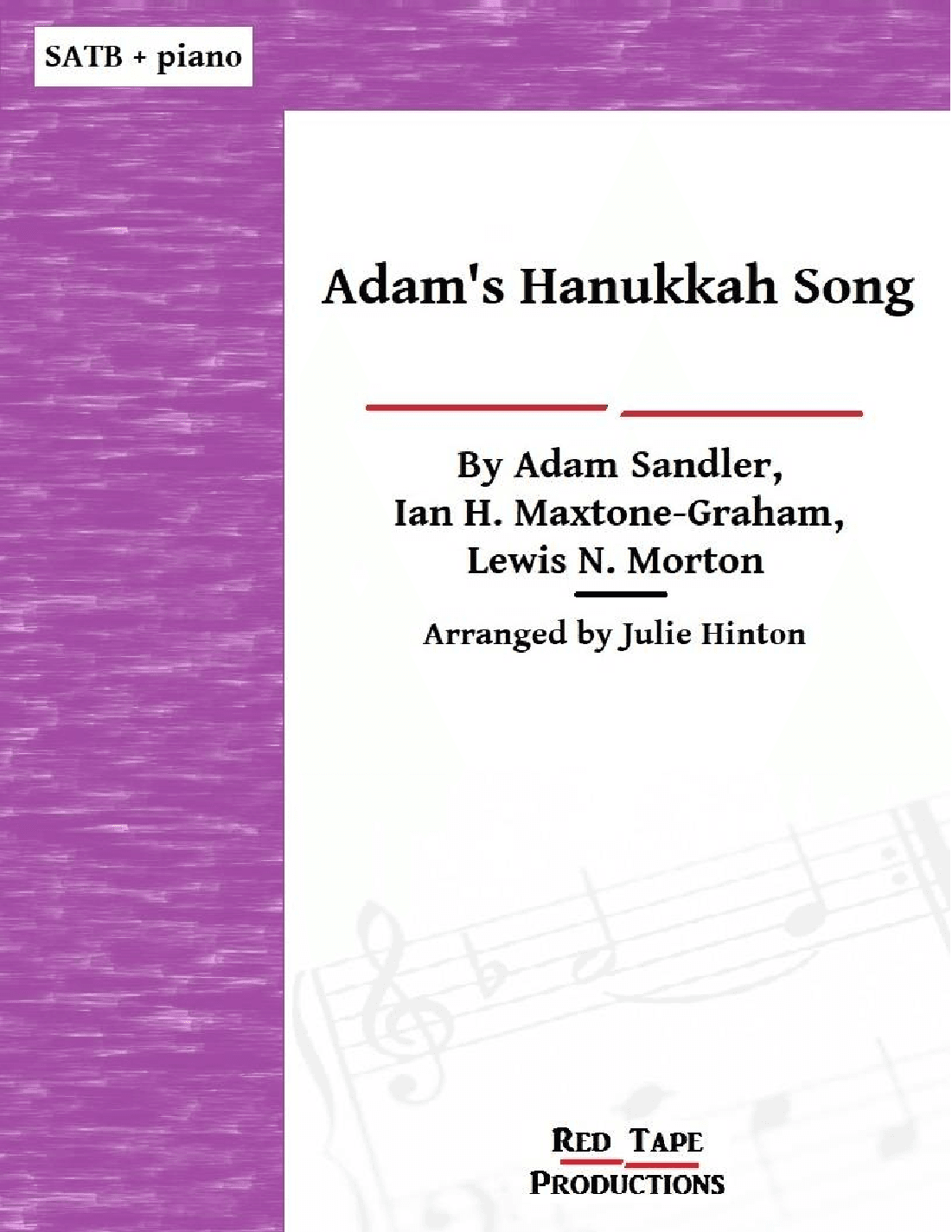 Adam's Hanukkah Song (arr. Julie Hinton)