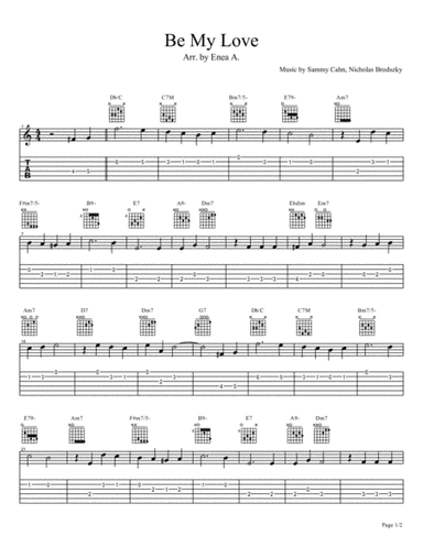 Be My Love (arr. Enea A.)