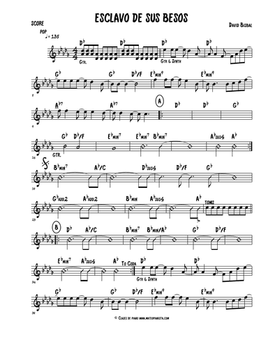 Esclavo De Sus Besos (arr. Mateo Aguilar)