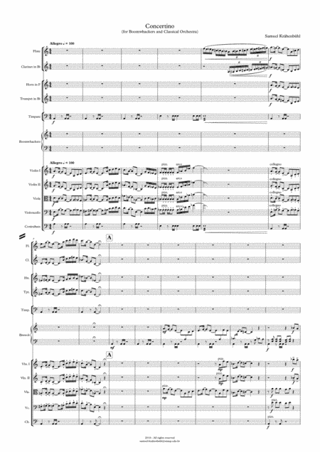 Concertino for Boomwhackers and Orchestra