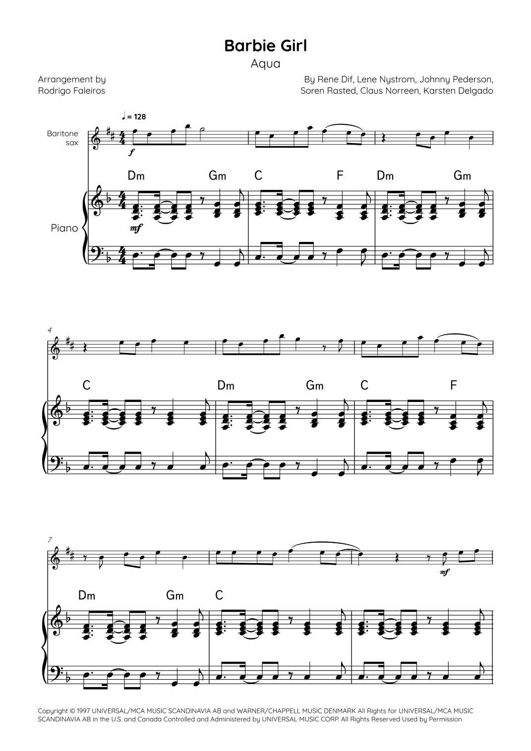 Barbie Girl (arr. Rodrigo Faleiros)
