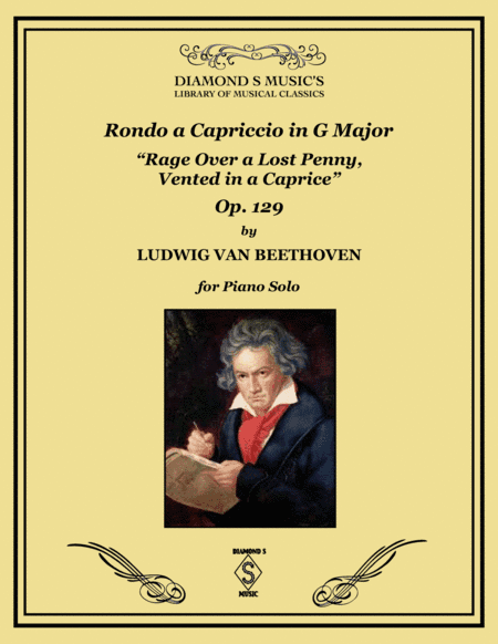 Rondo a Capriccio in G Major, Op.129 - Rage Over A Lost Penny - Beethoven - Piano Solo (arr. Beethoven)