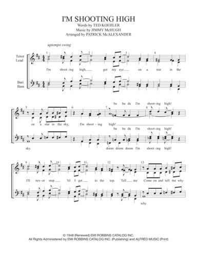 I'm Shooting High (arr. Patrick McAlexander)