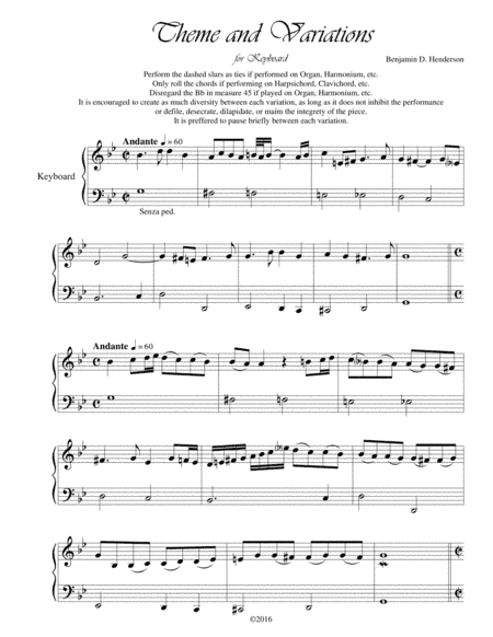 Theme and Variations