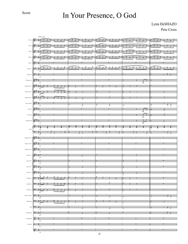 In Your Presence, O God (arr. Pete Cross)