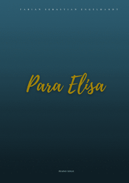 Para Elisa (für Elise) (arr. Fabian Sebastian Engelhardt)