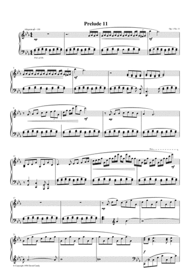 Prelude #11, Op. 1, No.11