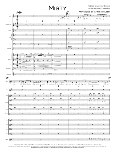 Misty (arr. Chris Walden)