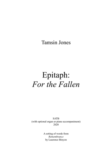 For the Fallen