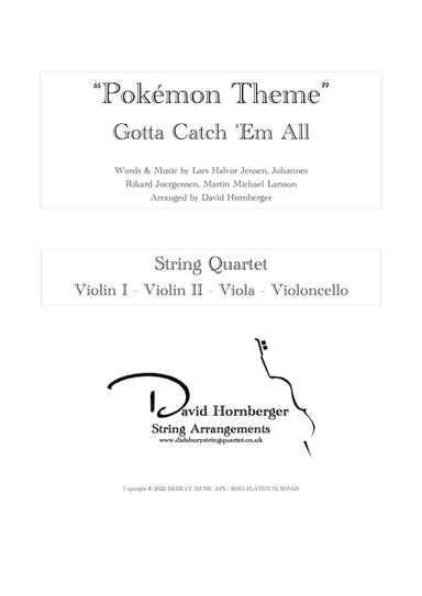 Gotta Catch Em All (arr. David Hornberger)