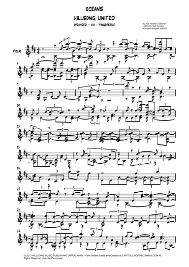 Oceans (where Feet May Fail) (arr. by Ezequiel zeferino edição)