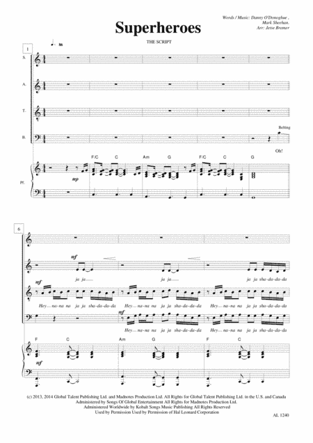 Superheroes (arr. Jetse Bremer)