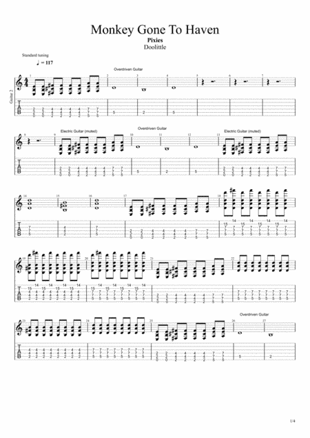 Monkey Gone To Heaven (arr. Hugo Neves)