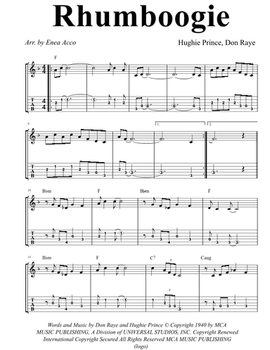 Rhumboogie (arr. Enea Acco)