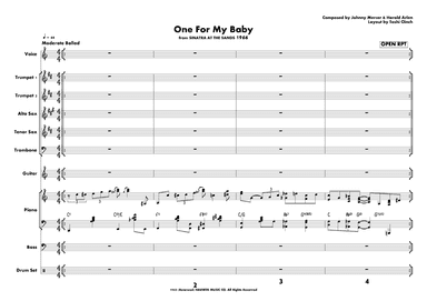 One For My Baby (and One More For The Road) (arr. Toshi Clinch)