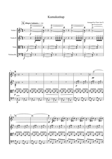 Kumukutitap (arr. JunYi Chow)