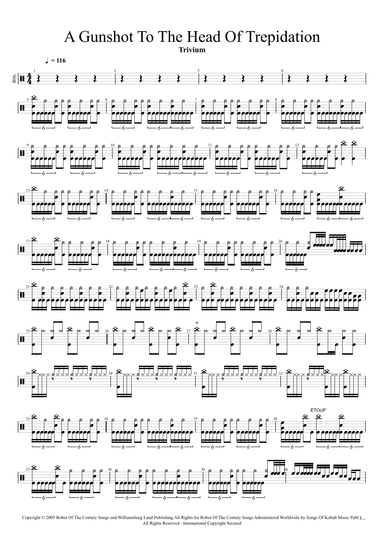 Gunshot To The Head Of Trepidation (arr. Cyril Mayer)