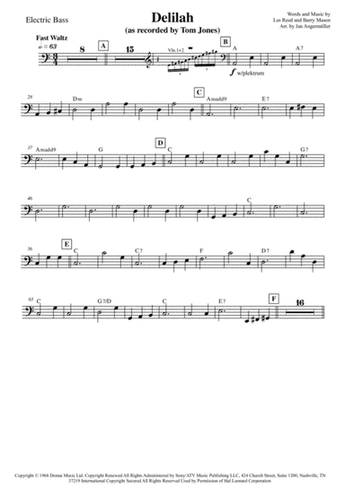 Delilah (arr. Jan Angermüller)