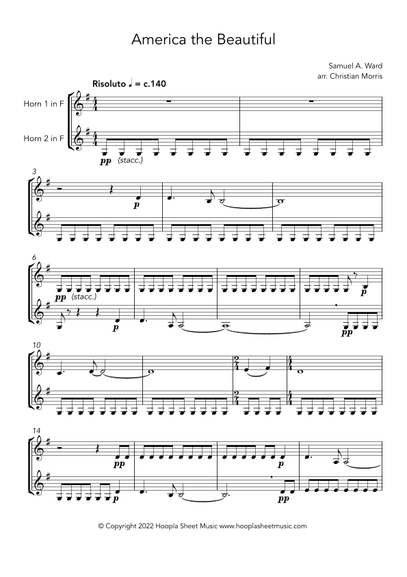 America the Beautiful (Fantasy) (arr. Christian Morris)