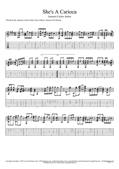 She's A Carioca (arr. Anderson Branco)