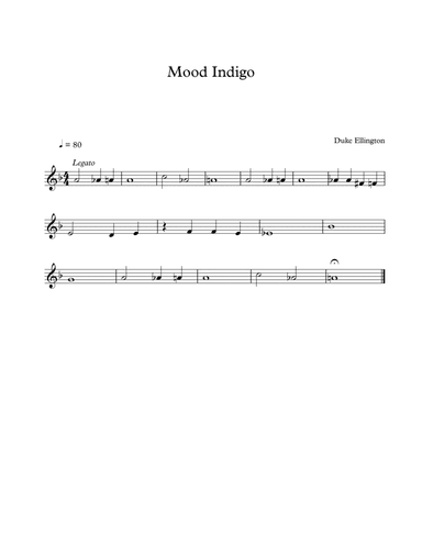 Mood Indigo (arr. SongBird Music)