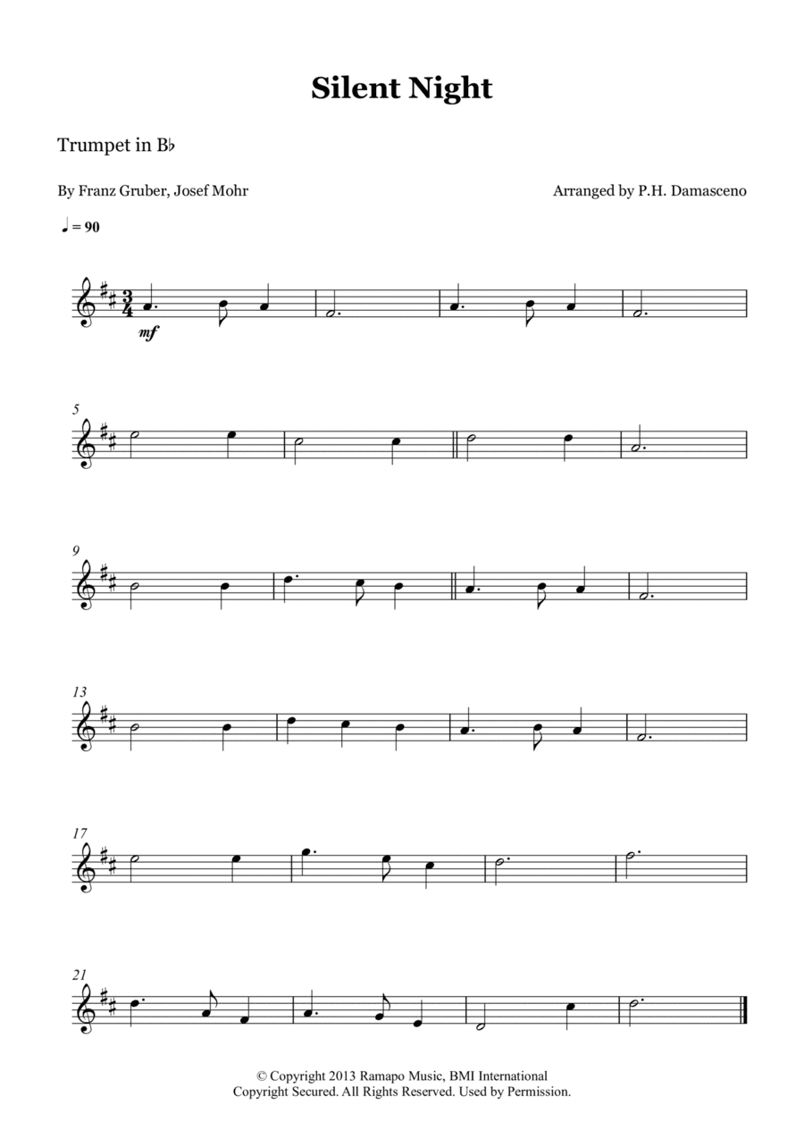 Silent Night (arr. P.H. Damasceno)