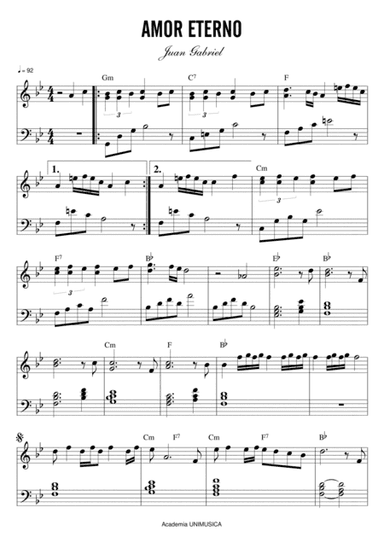 Amor Eterno (el Mas Triste Recuerdo) (arr. Academia Unimusica)