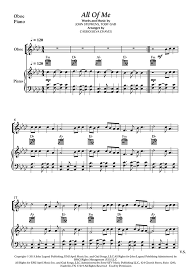 All Of Me (arr. Cássio Silva Chaves)