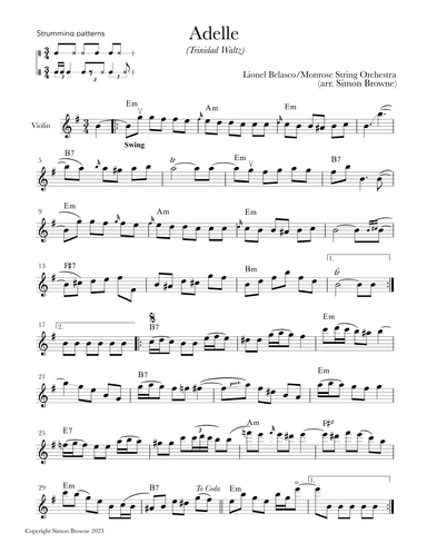 Adelle (arr. Simon Browne)