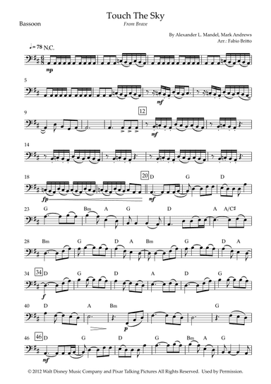 Touch The Sky (arr. Fabio Britto)