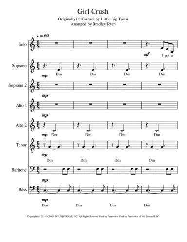 Girl Crush (arr. Bradley Ryan)