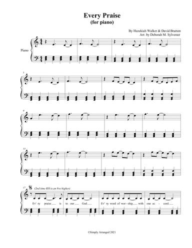 Every Praise (arr. Deborah M. Sylvester)