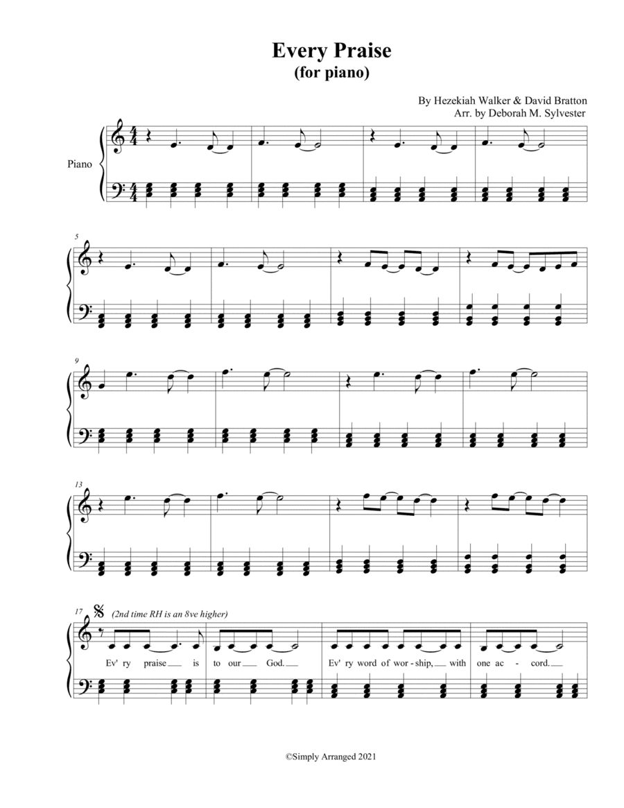 Every Praise (arr. Deborah M. Sylvester)