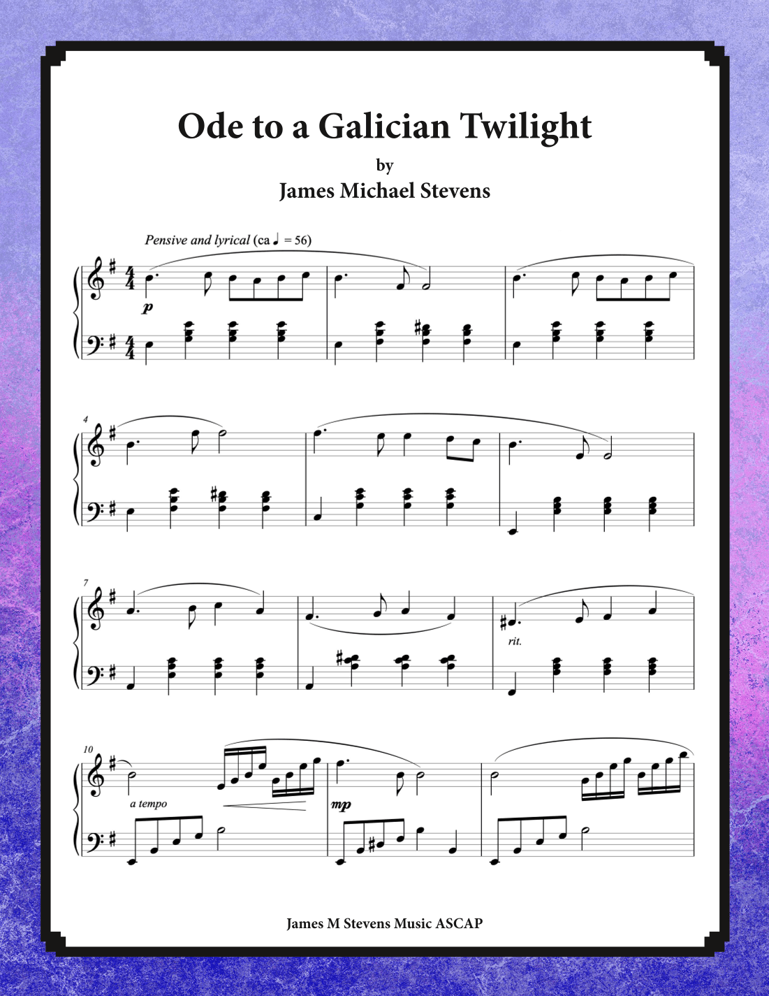Ode to a Galician Twilight