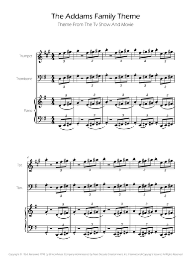 Addams Family Theme (arr. Ygor Nunes)