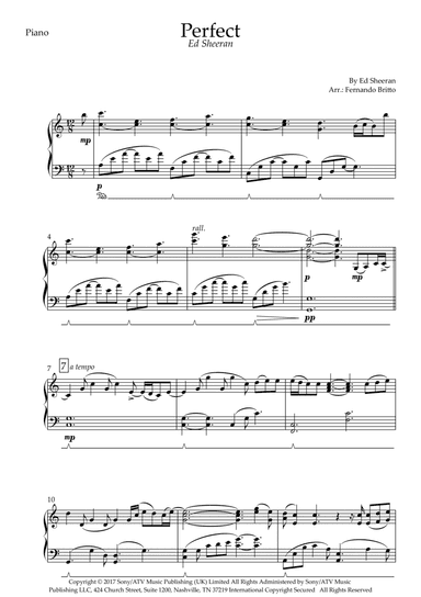 Perfect (arr. Fernando Britto)