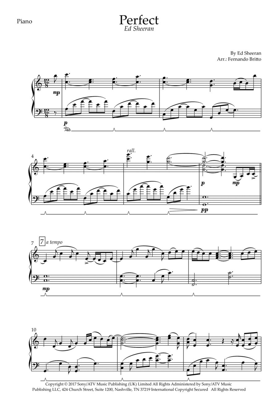 Perfect (arr. Fernando Britto)
