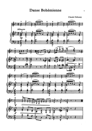 Danse Bohémienne (arr. Unknown)