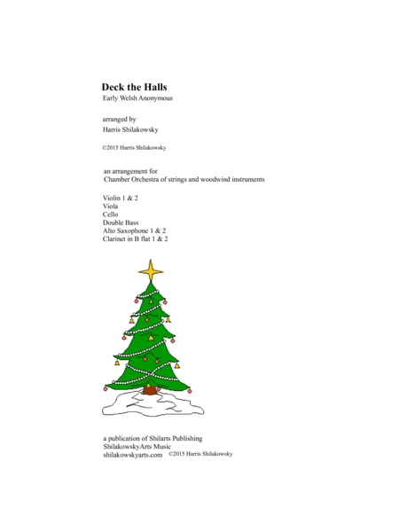 Deck the Halls with Boughs of Holly (arr. Harris Shilakowsky)