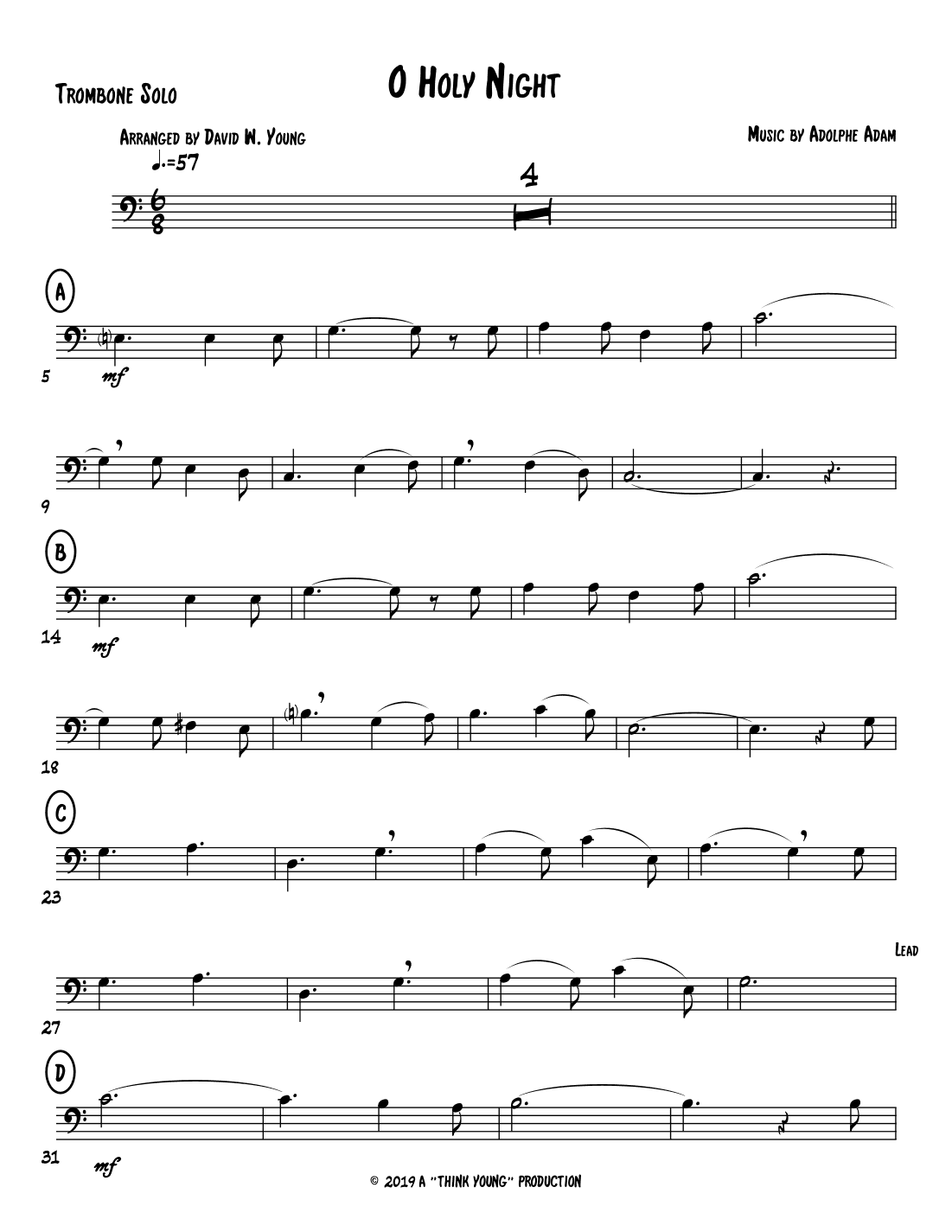 Oh Holy Night (arr. David W. Young)