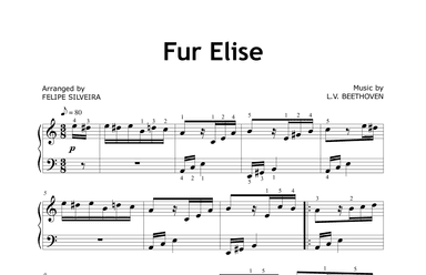 Fur Elise (Easy/Basic) (arr. Felipe Silveira de Lima)