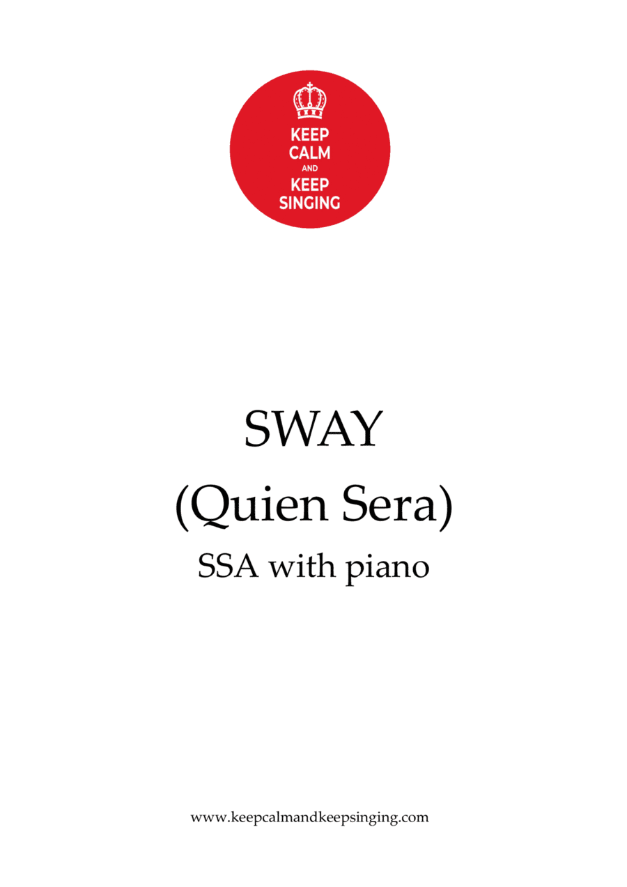 Sway (quien Sera) (arr. Debbie Warren)