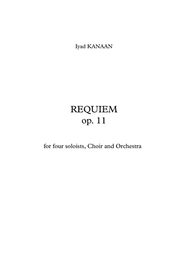 REQUIEM op. 11