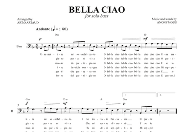 Bella Ciao (arr. Art.o Artaud)