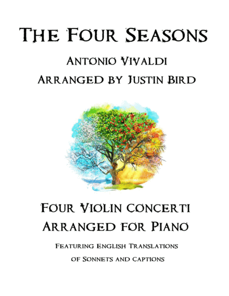 Vivaldi's Four Seasons - Arranged for Solo Piano (arr. Justin Bird)