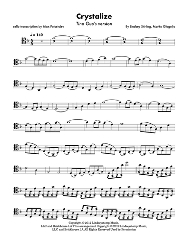 Crystallize (arr. Max Potseluiev)