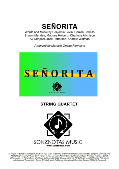 Senorita (arr. Marcelo Onetta Fermiano)