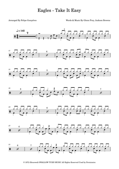 Take It Easy (arr. Felipe Gonçalves)
